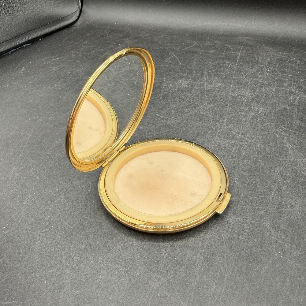Vintage Stratton England Equestrian Horse Bit Powder Compact Mirror Round 3 In - Picture 14 of 14